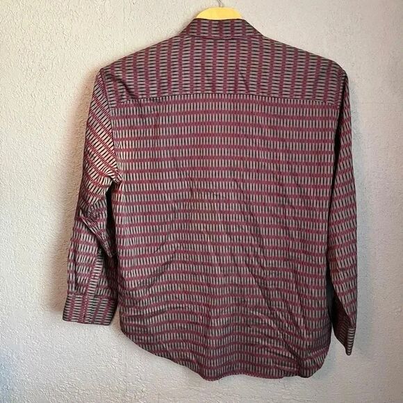 Robert Graham Long Sleeve Mens Button Down Size 3xl Green and Red - Picture 4 of 6